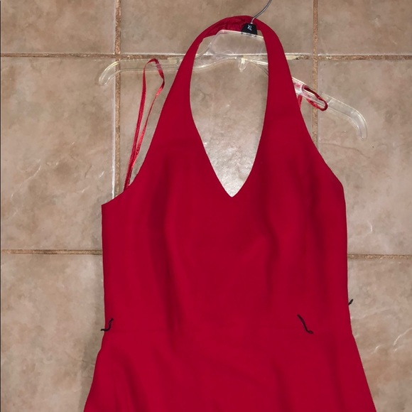 Sale Liz Claiborne/ ruby red cocktail dress - Picture 2 of 7